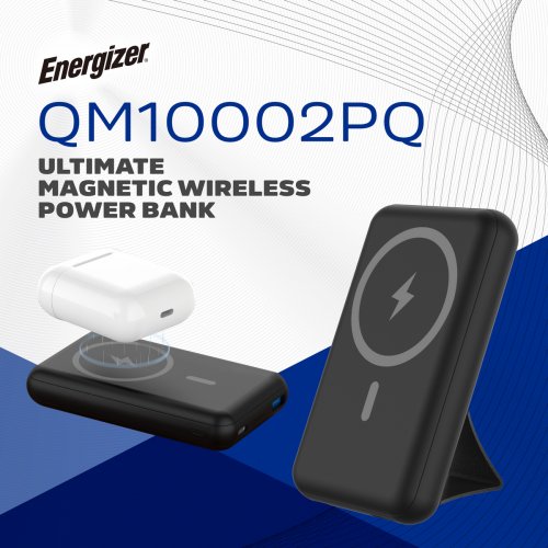 Powerbank Energizer 10000mAh 22.5W (QM10002PQ) Black купити в Україні: Київ, Львів, Хмельницький, Тернопіль, Івано-Франківськ | Низька ціна, відгуки, характеристики від TELEMART фото