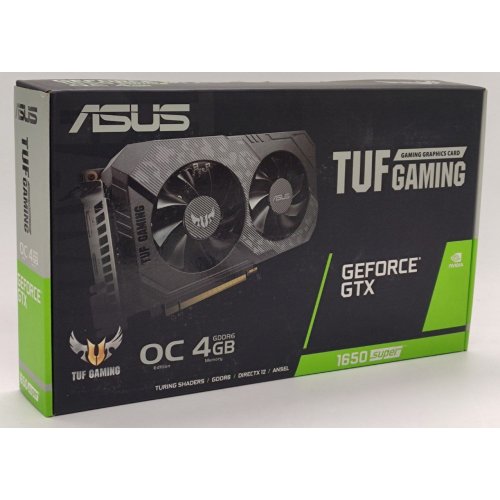 Видеокарта Asus TUF GeForce GTX 1650 SUPER Gaming OC 4096MB (TUF-GTX1650S-O4G-GAMING) (Восстановлено продавцом, 855732) купить в Украине: Киев, Днепр, Харьков, Одесса  | Проверка совместимости, низкая цена, отзывы, характеристики от TELEMART фото