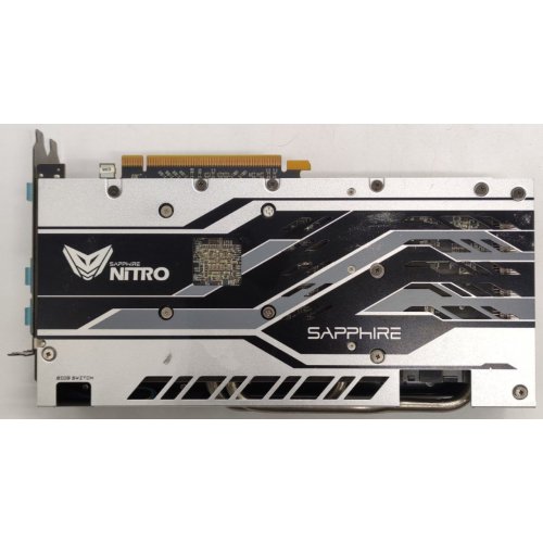 Відеокарта Sapphire Radeon RX 580 NITRO+ 4096MB (11265-07-20G) (Відновлено продавцем, 855733) купити в Україні: Київ, Львів, Хмельницький, Тернопіль, Івано-Франківськ | Перевірка сумісності, низька ціна, відгуки, характеристики від TELEMART фото