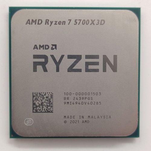 Процессор AMD Ryzen 7 5700X3D 3.0(4.1)GHz 96MB sAM4 Tray (100-000001503) (Восстановлено продавцом, 855734) купить в Украине: Киев, Днепр, Харьков, Одесса  | Проверка совместимости, низкая цена, отзывы, характеристики от TELEMART фото