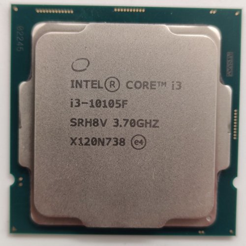 Процесор Intel Core i3-10105F 3.7(4.4)GHz 6MB s1200 Tray (CM8070104291323) (Відновлено продавцем, 855737) купити в Україні: Київ, Львів, Хмельницький, Тернопіль, Івано-Франківськ | Перевірка сумісності, низька ціна, відгуки, характеристики від TELEMART фото