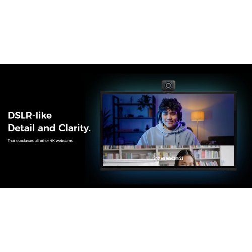 Веб-камера YoloLiv YoloCam S3 Black купить в Украине: Киев, Днепр, Харьков, Одесса  | Низкая цена, отзывы, характеристики от TELEMART фото