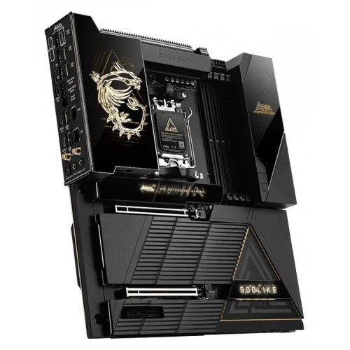 Материнська плата MSI MEG X870E GODLIKE MAX (sAM5, AMD X870E) купити в Україні: Київ, Львів, Хмельницький, Тернопіль, Івано-Франківськ | Перевірка сумісності, низька ціна, відгуки, характеристики від TELEMART фото