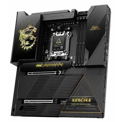 Материнська плата MSI MEG X870E GODLIKE MAX (sAM5, AMD X870E) купити в Україні: Київ, Львів, Хмельницький, Тернопіль, Івано-Франківськ | Перевірка сумісності, низька ціна, відгуки, характеристики від TELEMART фото