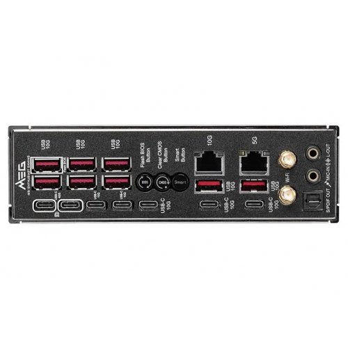 Материнська плата MSI MEG X870E GODLIKE MAX (sAM5, AMD X870E) купити в Україні: Київ, Львів, Хмельницький, Тернопіль, Івано-Франківськ | Перевірка сумісності, низька ціна, відгуки, характеристики від TELEMART фото