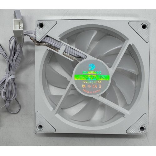 Кулер для корпуса GAMEMAX FN12A S8I Reverse (FN12A-S8I-RW) White (Восстановлено продавцом, 855843) купить в Украине: Киев, Днепр, Харьков, Одесса  | Проверка совместимости, низкая цена, отзывы, характеристики от TELEMART фото