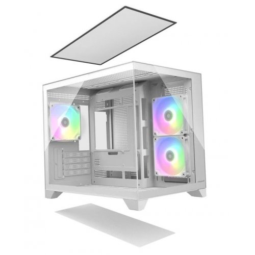 Корпус Cougar FV150 Mini без БП White купить в Украине: Киев, Днепр, Харьков, Одесса  | Проверка совместимости, низкая цена, отзывы, характеристики от TELEMART фото