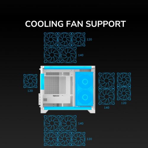 Корпус Cougar FV150 Mini без БП Pink купить в Украине: Киев, Днепр, Харьков, Одесса  | Проверка совместимости, низкая цена, отзывы, характеристики от TELEMART фото