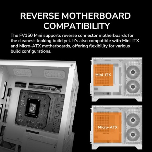 Корпус Cougar FV150 Mini без БП Pink купить в Украине: Киев, Днепр, Харьков, Одесса  | Проверка совместимости, низкая цена, отзывы, характеристики от TELEMART фото