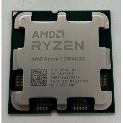 Процесор AMD Ryzen 7 7800X3D 4.2(5.0)GHz 96MB sAM5 Tray (100-000000910) (Відновлено продавцем, 855864) купити в Україні: Київ, Львів, Хмельницький, Тернопіль, Івано-Франківськ | Перевірка сумісності, низька ціна, відгуки, характеристики від TELEMART фото
