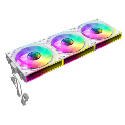 Кулер для корпуса GAMEMAX FN12A S3I 3 in 1 (FN12A-S3I-W) White (Восстановлено продавцом, 855901)