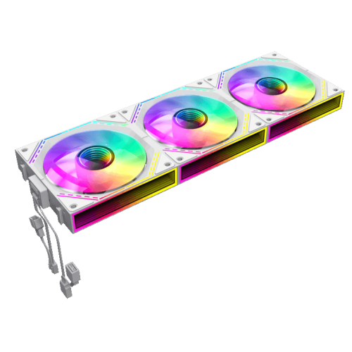 Кулер для корпуса GAMEMAX FN12A S3I 3 in 1 (FN12A-S3I-W) White (Восстановлено продавцом, 855901) купить в Украине: Киев, Днепр, Харьков, Одесса  | Проверка совместимости, низкая цена, отзывы, характеристики от TELEMART фото