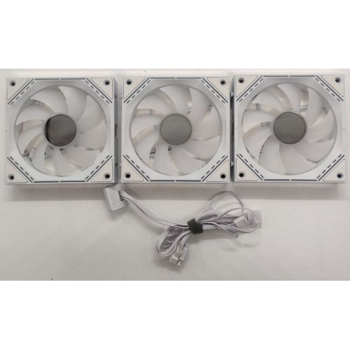 Кулер для корпуса GAMEMAX FN12A S3I 3 in 1 (FN12A-S3I-W) White (Восстановлено продавцом, 855901) купить в Украине: Киев, Днепр, Харьков, Одесса  | Проверка совместимости, низкая цена, отзывы, характеристики от TELEMART фото