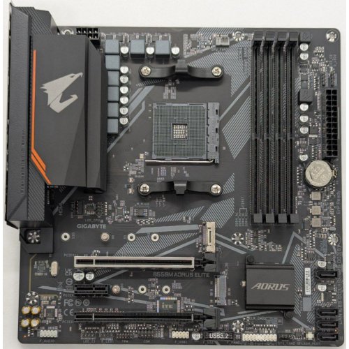 Материнская плата Gigabyte B550M AORUS ELITE (sAM4, AMD B550) (Восстановлено продавцом, 855913) купить в Украине: Киев, Днепр, Харьков, Одесса  | Проверка совместимости, низкая цена, отзывы, характеристики от TELEMART фото