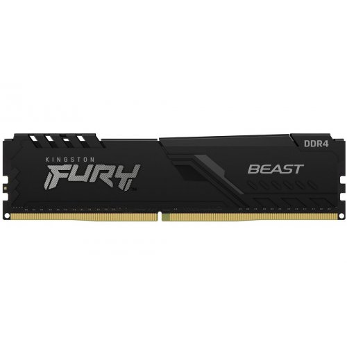 Озп Kingston DDR4 8GB 3200Mhz FURY Beast Black (KF432C16BB/8) (Відновлено продавцем, 855919) купити в Україні: Київ, Львів, Хмельницький, Тернопіль, Івано-Франківськ | Перевірка сумісності, низька ціна, відгуки, характеристики від TELEMART фото