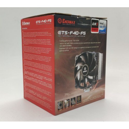 Кулер Enermax ETS-F40 Silent Edition (ETS-F40-FS) (Восстановлено продавцом, 855920) купить в Украине: Киев, Днепр, Харьков, Одесса  | Проверка совместимости, низкая цена, отзывы, характеристики от TELEMART фото
