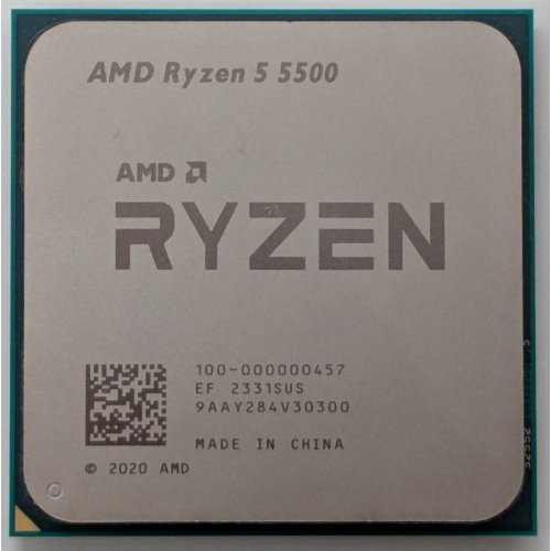 Процесор AMD Ryzen 5 5500 3.6(4.2)GHz 16MB sAM4 Tray (100-000000457) (Відновлено продавцем, 855921) купити в Україні: Київ, Львів, Хмельницький, Тернопіль, Івано-Франківськ | Перевірка сумісності, низька ціна, відгуки, характеристики від TELEMART фото