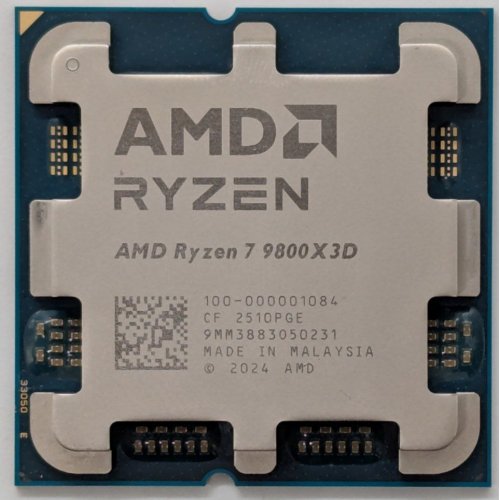 Процесор AMD Ryzen 7 9800X3D 4.7(5.2)GHz 96MB sAM5 Tray (100-000001084) (Відновлено продавцем, 855924) купити в Україні: Київ, Львів, Хмельницький, Тернопіль, Івано-Франківськ | Перевірка сумісності, низька ціна, відгуки, характеристики від TELEMART фото