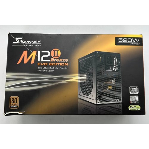 Блок питания Seasonic S12II 520W Bronze (SS-520GB) (Восстановлено продавцом, 855941) купить в Украине: Киев, Днепр, Харьков, Одесса  | Проверка совместимости, низкая цена, отзывы, характеристики от TELEMART фото