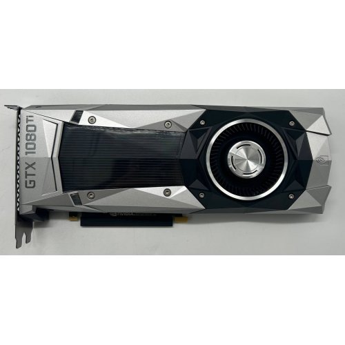 Відеокарта Gigabyte GeForce GTX 1080 TI Founders Edition 11264MB (GV-N108TD5X-B) (Відновлено продавцем, 855945) купити в Україні: Київ, Львів, Хмельницький, Тернопіль, Івано-Франківськ | Перевірка сумісності, низька ціна, відгуки, характеристики від TELEMART фото