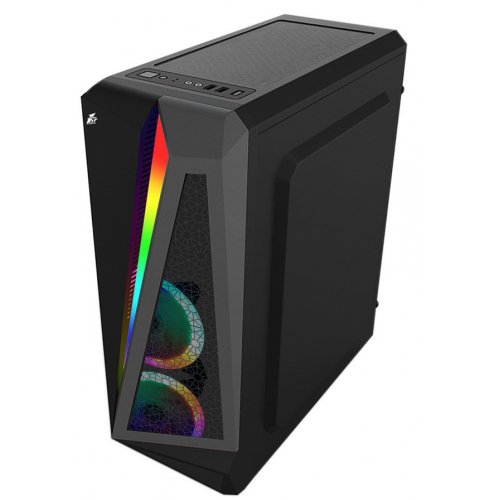 Корпус 1stPlayer R5-3R1 Color LED Tempered Glass без БЖ Black (Відновлено продавцем, 855957) купити в Україні: Київ, Львів, Хмельницький, Тернопіль, Івано-Франківськ | Перевірка сумісності, низька ціна, відгуки, характеристики від TELEMART фото