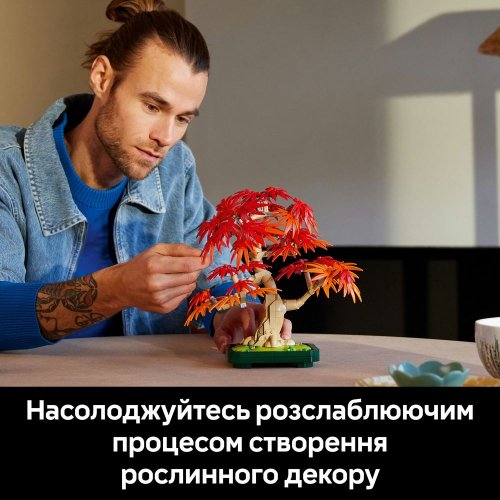 Конструктор LEGO Botanicals Бонсай из японского красного клена 474 детали (10348) купить в Украине: Киев, Днепр, Харьков, Одесса  | Низкая цена, отзывы, характеристики от TELEMART фото