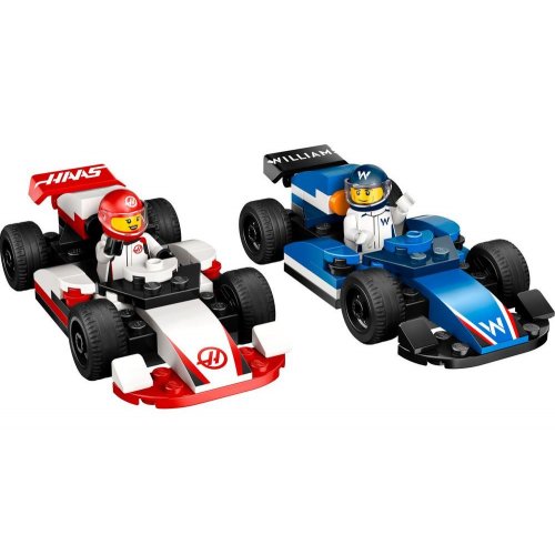Конструктор LEGO City Автомобили для гонок F1 команд Williams Racing и Haas F1 92 детали (60464) купить в Украине: Киев, Днепр, Харьков, Одесса  | Низкая цена, отзывы, характеристики от TELEMART фото