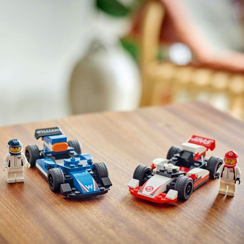 Конструктор LEGO City Автомобили для гонок F1 команд Williams Racing и Haas F1 92 детали (60464) купить в Украине: Киев, Днепр, Харьков, Одесса  | Низкая цена, отзывы, характеристики от TELEMART фото