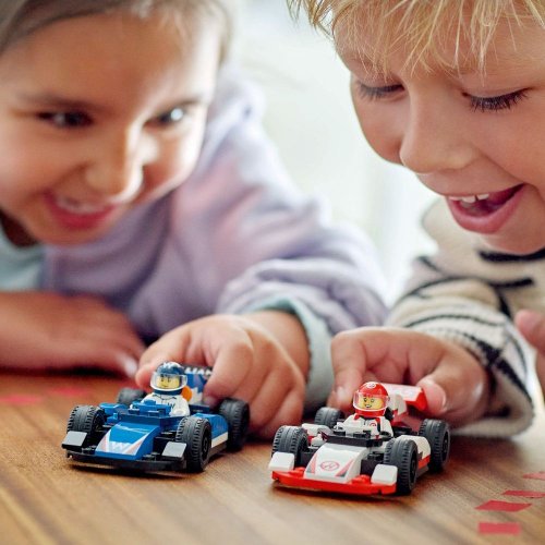 Конструктор LEGO City Автомобили для гонок F1 команд Williams Racing и Haas F1 92 детали (60464) купить в Украине: Киев, Днепр, Харьков, Одесса  | Низкая цена, отзывы, характеристики от TELEMART фото