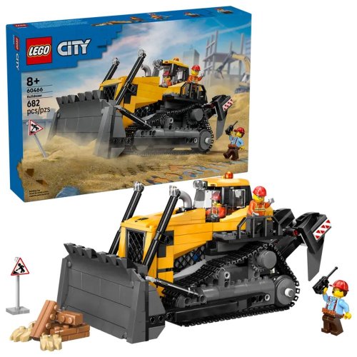 Конструктор LEGO City Жовтий бульдозер 390 деталей (60466) купити в Україні: Київ, Львів, Хмельницький, Тернопіль, Івано-Франківськ | Низька ціна, відгуки, характеристики від TELEMART фото