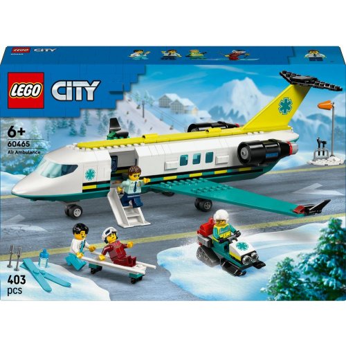 Конструктор LEGO City Самолет скорой медицинской помощи 403 детали (60465) купить в Украине: Киев, Днепр, Харьков, Одесса  | Низкая цена, отзывы, характеристики от TELEMART фото