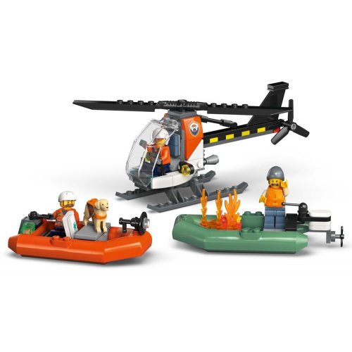 Конструктор LEGO City Рятувальний катер і гелікоптер берегової охорони 742 деталі (60504) купити в Україні: Київ, Львів, Хмельницький, Тернопіль, Івано-Франківськ | Низька ціна, відгуки, характеристики від TELEMART фото