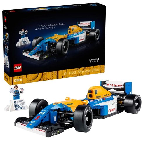 Конструктор LEGO Icons Williams Racing FW14B і Найджел Менселл 799 деталей (10353) купити в Україні: Київ, Львів, Хмельницький, Тернопіль, Івано-Франківськ | Низька ціна, відгуки, характеристики від TELEMART фото