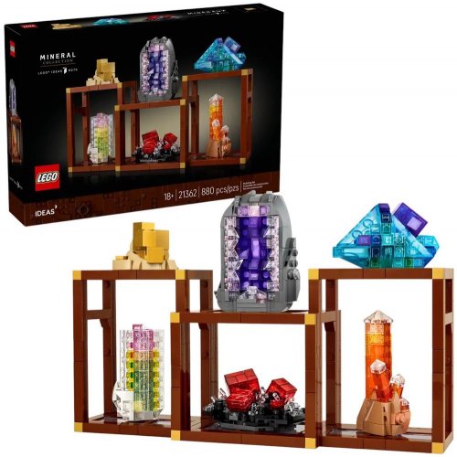 Конструктор LEGO Ideas Колекція мінералів 880 деталей (21362) купити в Україні: Київ, Львів, Хмельницький, Тернопіль, Івано-Франківськ | Низька ціна, відгуки, характеристики від TELEMART фото