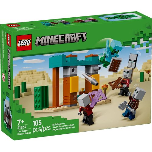 Конструктор LEGO Minecraft Пустельний патруль розбійника 105 деталей (21267) купити в Україні: Київ, Львів, Хмельницький, Тернопіль, Івано-Франківськ | Низька ціна, відгуки, характеристики від TELEMART фото