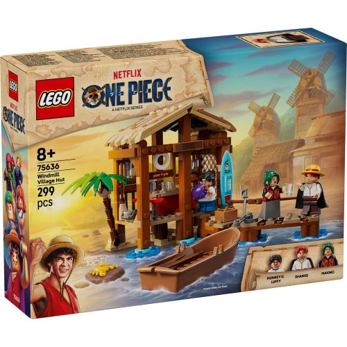 Конструктор LEGO One Piece Хатина у Селищі Вітряків 299 деталей (75636) купити в Україні: Київ, Львів, Хмельницький, Тернопіль, Івано-Франківськ | Низька ціна, відгуки, характеристики від TELEMART фото