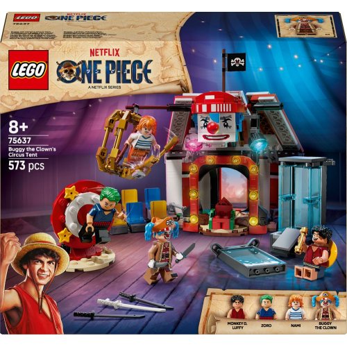 Конструктор LEGO One Piece Цирковой шатер клоуна Багги 573 детали (75637) купить в Украине: Киев, Днепр, Харьков, Одесса  | Низкая цена, отзывы, характеристики от TELEMART фото