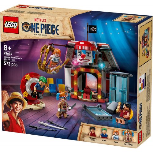 Конструктор LEGO One Piece Цирковой шатер клоуна Багги 573 детали (75637) купить в Украине: Киев, Днепр, Харьков, Одесса  | Низкая цена, отзывы, характеристики от TELEMART фото