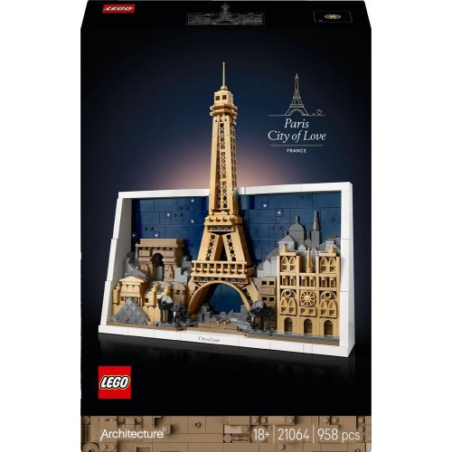Конструктор LEGO Architecture Париж — город любви 958 деталей (21064) купить в Украине: Киев, Днепр, Харьков, Одесса  | Низкая цена, отзывы, характеристики от TELEMART фото