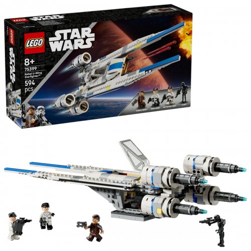 Конструктор LEGO Star Wars Повстанський винищувач U-Wing 594 деталі (75399) купити в Україні: Київ, Львів, Хмельницький, Тернопіль, Івано-Франківськ | Низька ціна, відгуки, характеристики від TELEMART фото