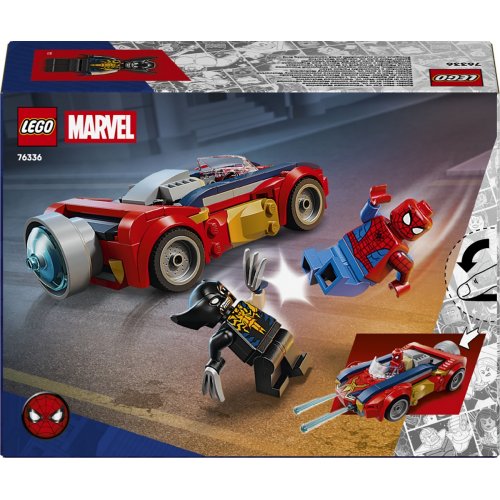 Конструктор LEGO Super Heroes Marvel Автомобіль Людини-павука vs. Отруєний Росомаха 134 деталі (76336) купити в Україні: Київ, Львів, Хмельницький, Тернопіль, Івано-Франківськ | Низька ціна, відгуки, характеристики від TELEMART фото