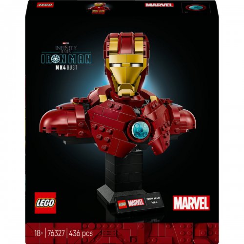 Конструктор LEGO Super Heroes Marvel Бюст Залізної Людини MK4 436 деталей (76327) купити в Україні: Київ, Львів, Хмельницький, Тернопіль, Івано-Франківськ | Низька ціна, відгуки, характеристики від TELEMART фото
