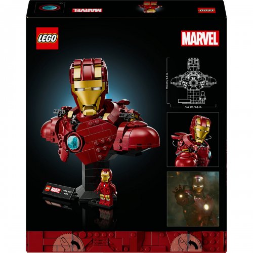 Конструктор LEGO Super Heroes Marvel Бюст Залізної Людини MK4 436 деталей (76327) купити в Україні: Київ, Львів, Хмельницький, Тернопіль, Івано-Франківськ | Низька ціна, відгуки, характеристики від TELEMART фото