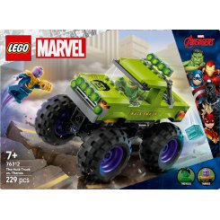 Конструктор LEGO Super Heroes Marvel Грузовик Халка против Таноса 229 деталей (76312)