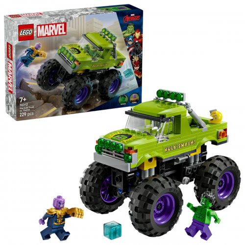 Конструктор LEGO Super Heroes Marvel Грузовик Халка против Таноса 229 деталей (76312) купить в Украине: Киев, Днепр, Харьков, Одесса  | Низкая цена, отзывы, характеристики от TELEMART фото