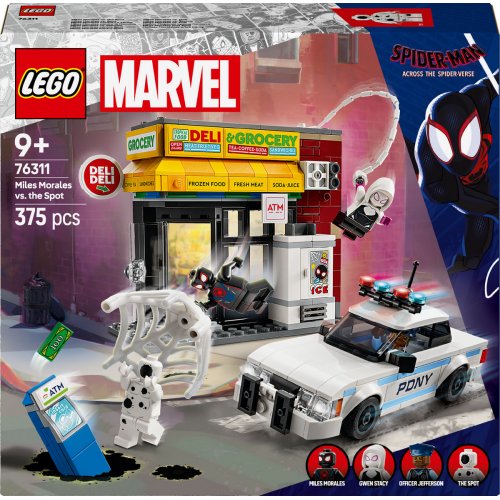 Конструктор LEGO Super Heroes Marvel Всесвіт-павук: Майлз Моралес проти Плями 254 деталі (76311) купити в Україні: Київ, Львів, Хмельницький, Тернопіль, Івано-Франківськ | Низька ціна, відгуки, характеристики від TELEMART фото