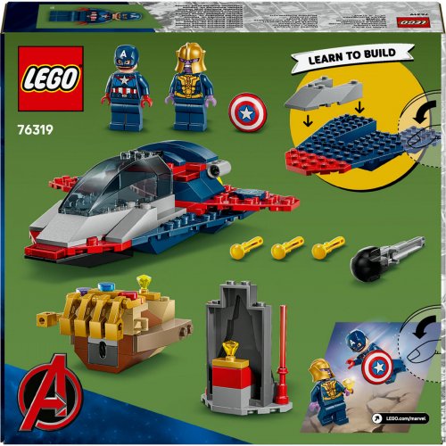 Конструктор LEGO Super Heroes Marvel Капітан Америка проти Таноса 107 деталей (76319) купити в Україні: Київ, Львів, Хмельницький, Тернопіль, Івано-Франківськ | Низька ціна, відгуки, характеристики від TELEMART фото