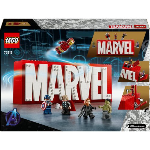 Конструктор LEGO Super Heroes Логотип и минифигурки MARVEL 931 деталь (76313) купить в Украине: Киев, Днепр, Харьков, Одесса  | Низкая цена, отзывы, характеристики от TELEMART фото