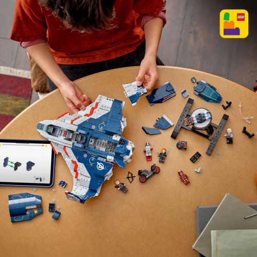 Конструктор LEGO Super Heroes Marvel Месники: Ера Альтрона Квінджет 1134 деталі (76325) купити в Україні: Київ, Львів, Хмельницький, Тернопіль, Івано-Франківськ | Низька ціна, відгуки, характеристики від TELEMART фото