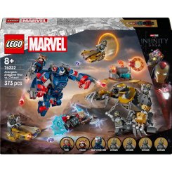 Конструктор LEGO Super Heroes Marvel Месники: Завершення Тор проти Чітаурі 373 деталі (76322)